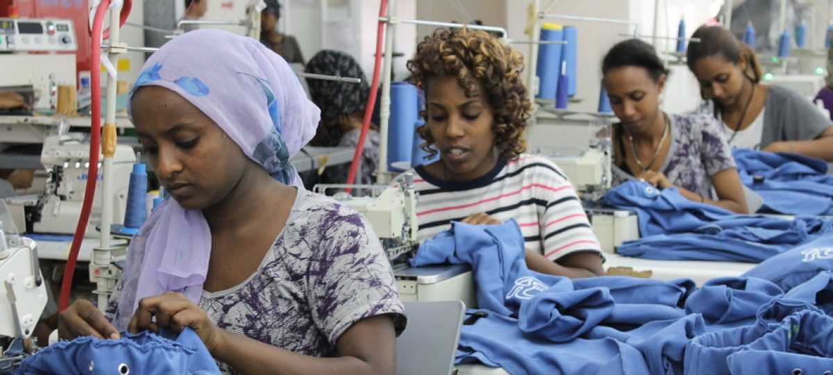 Ethiopische textiel medewerkers