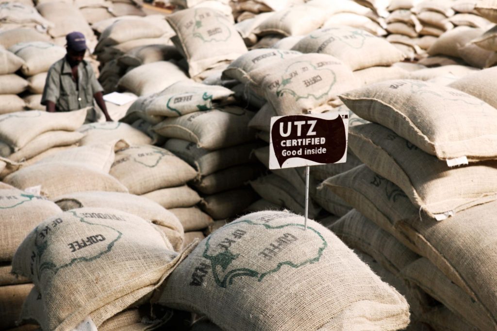 utz certified koffiezakken